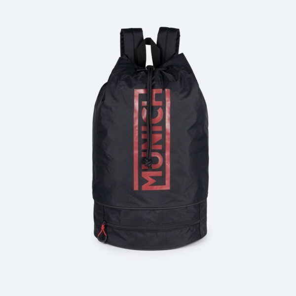 Munich Drawstring Backpack Black