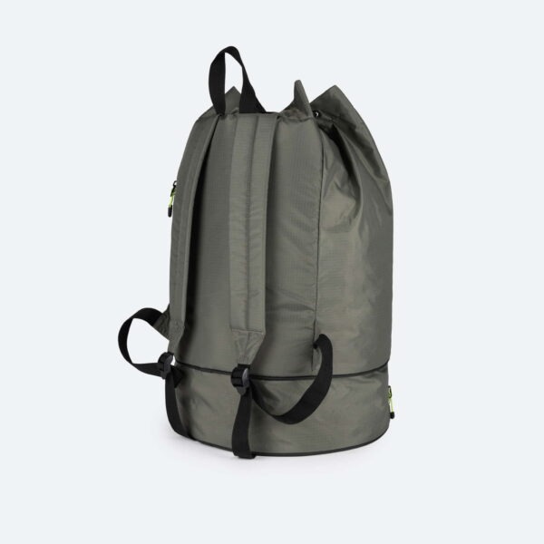 Munich Drawstring Backpack Khaki - Image 4