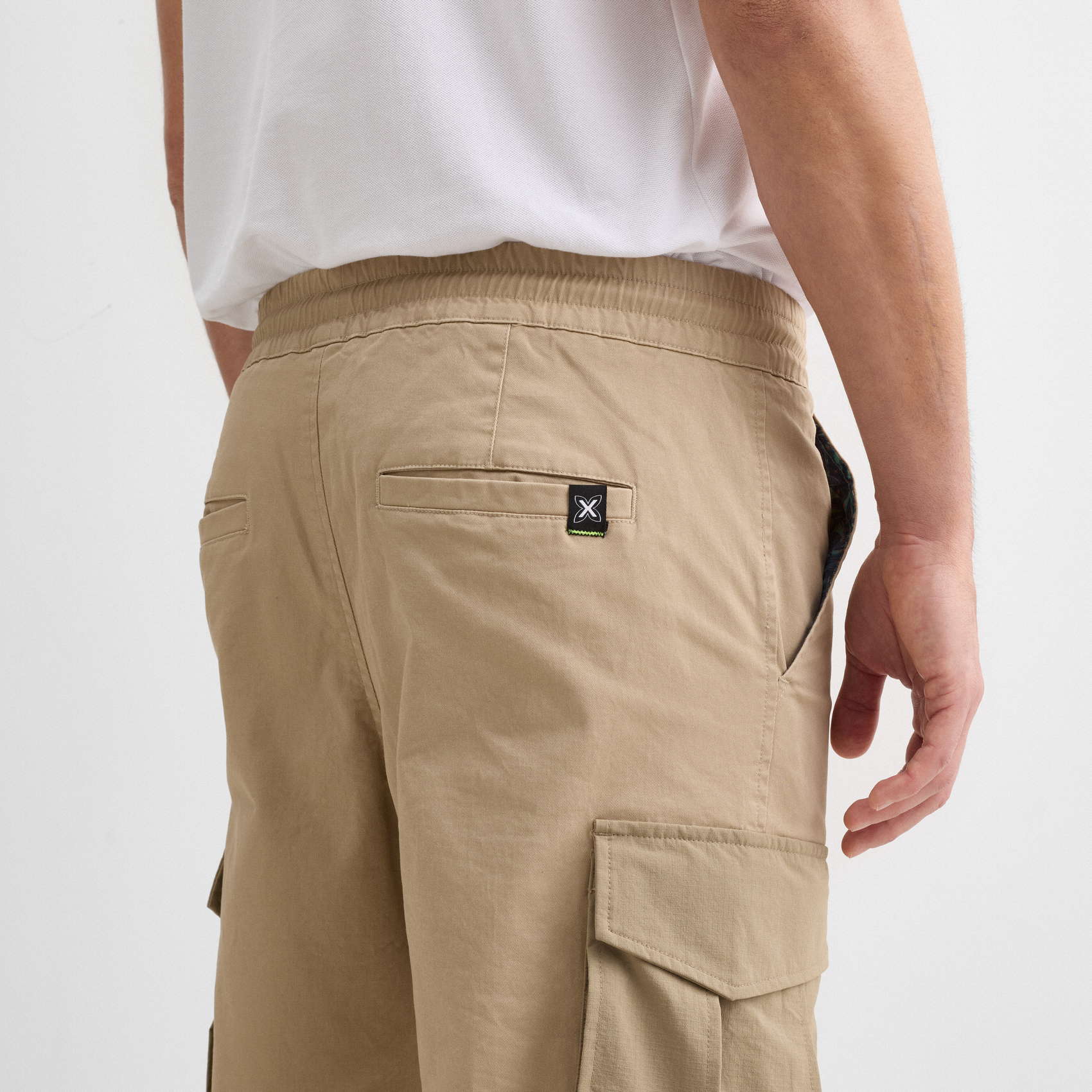 Munich muške džepare – lifestyle cargo pantalone od pamuka s elastinom, bež boja