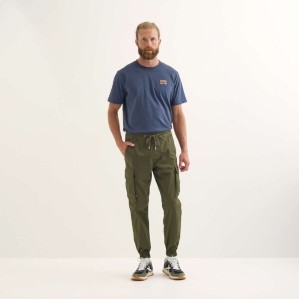 Munich cargo pantalone – muške lifestyle slim fit model od pamuka s elastinom