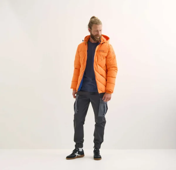 Munich Muška Jakna 34 – detalj prednjeg dijela s reflektirajućim logom