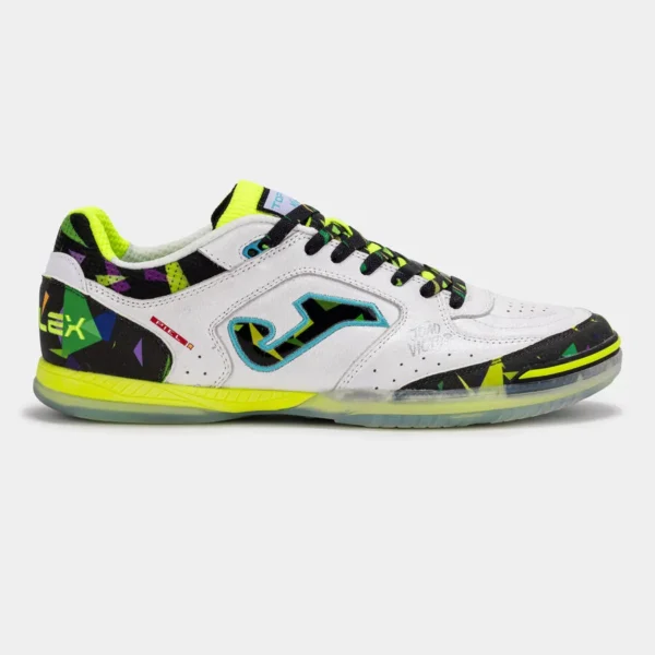 Joma Top Flex 2692 Joao Victor – bijele patike s crnim i fluorescentno žutim detaljima
